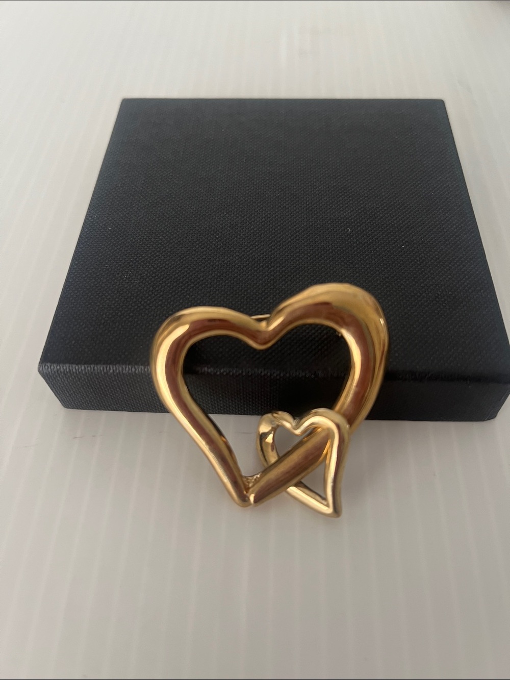 Vintage Danecraft Heart Brooch